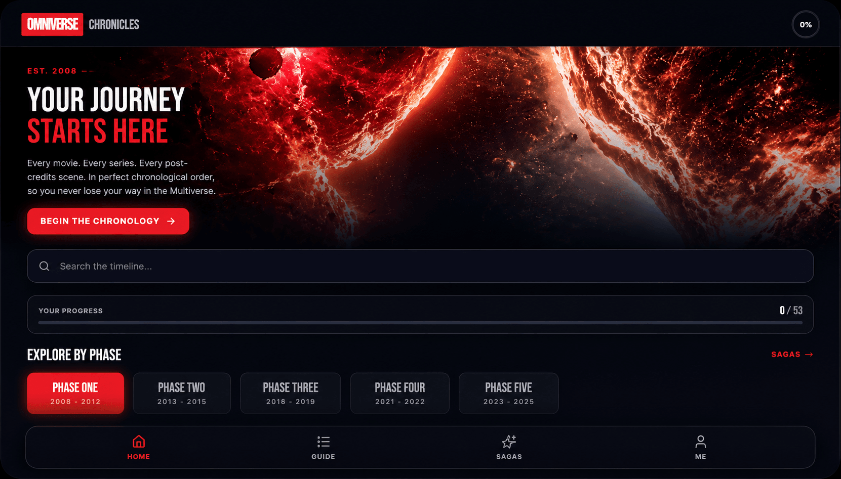 Marvel Watch Codex screen